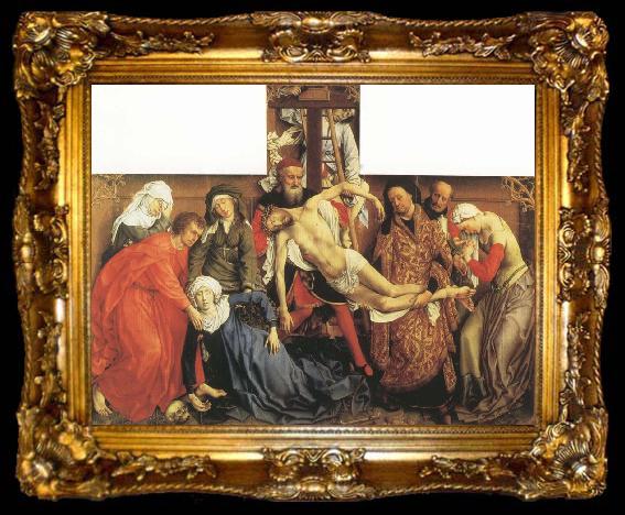framed  Roger Van Der Weyden Deposition, ta009-2